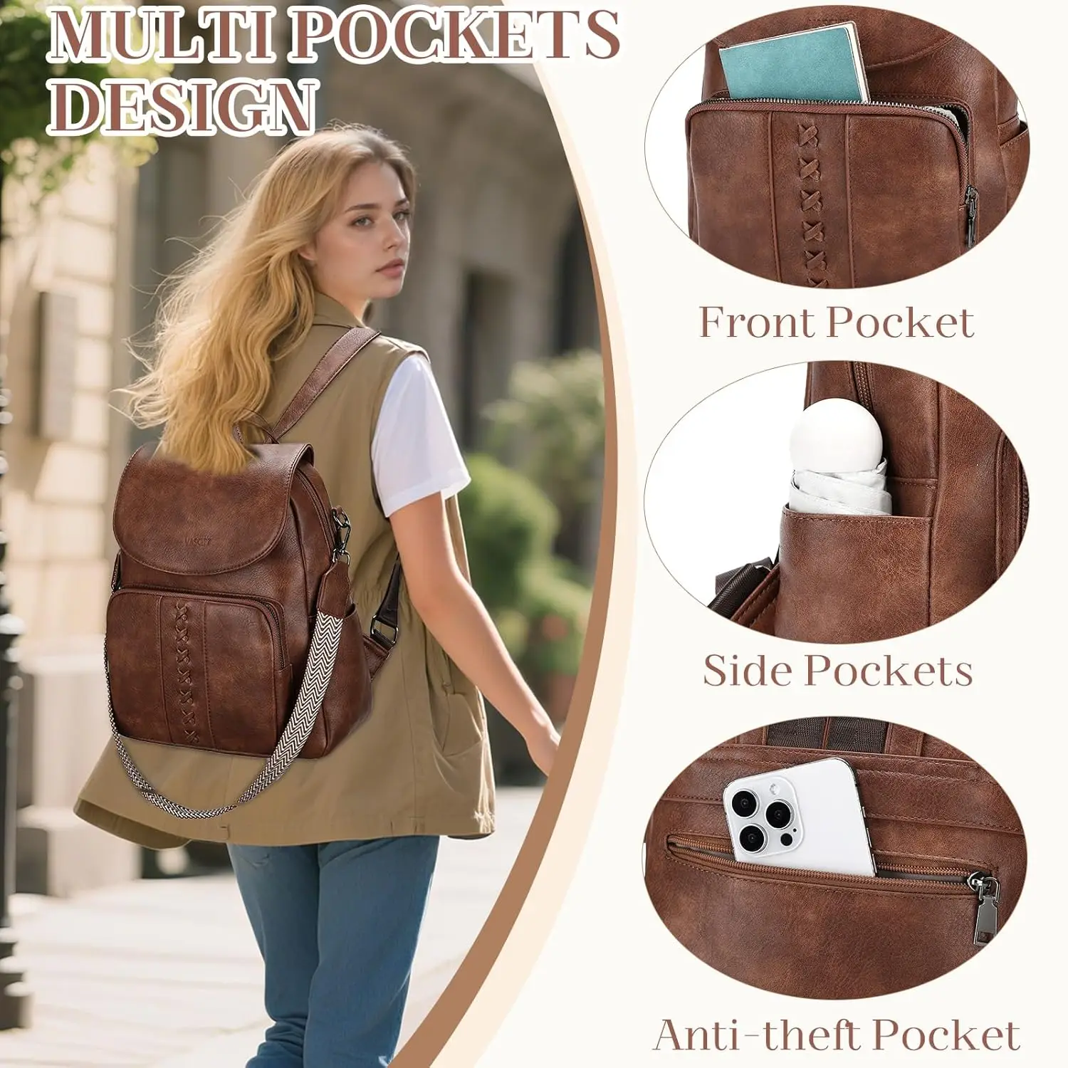 Vaschy рюкзак-кошелек для женщин - Фотография_5