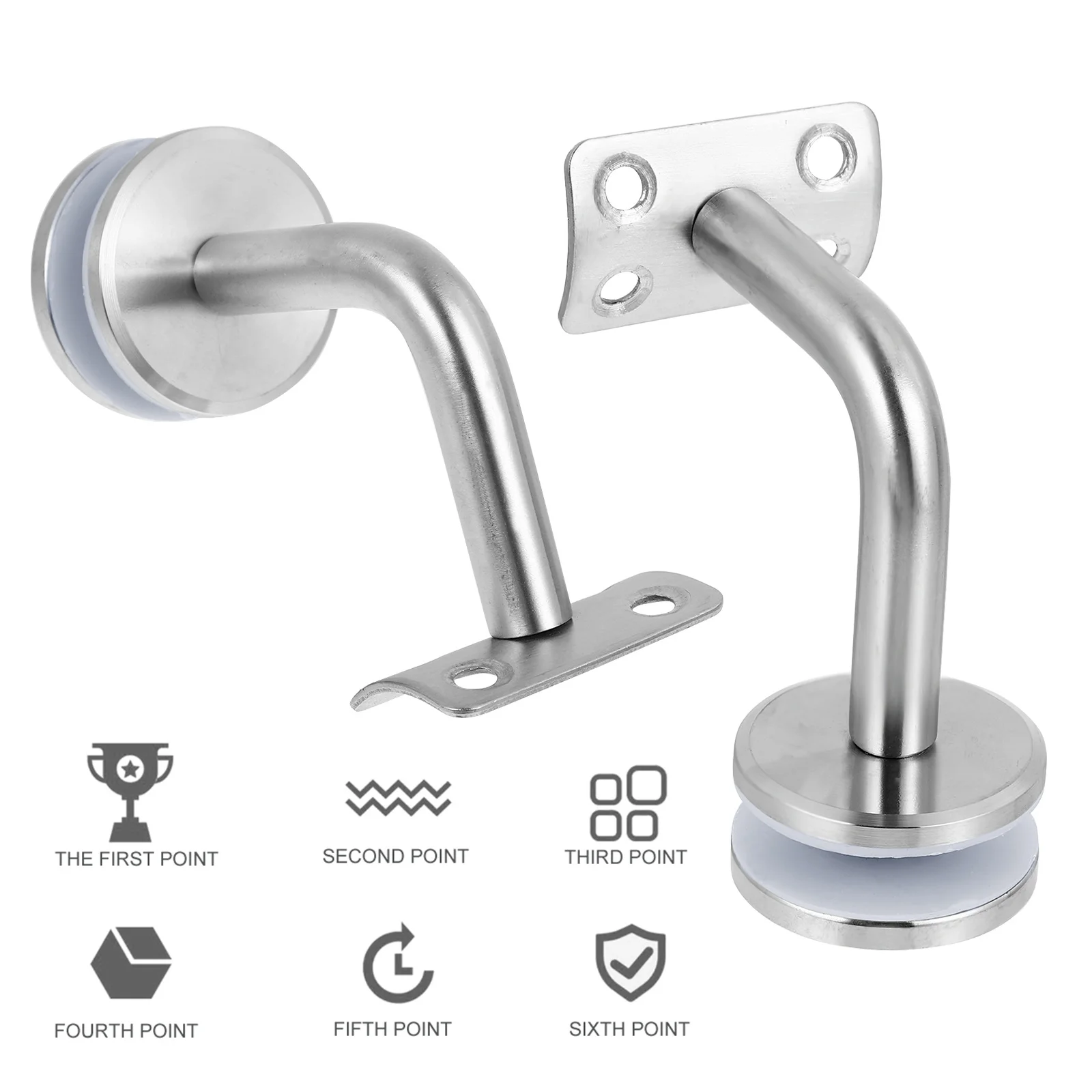 Прочный стеклянный кронштейн из нержавеющей стали толщиной 8-16 см - Фотография_6