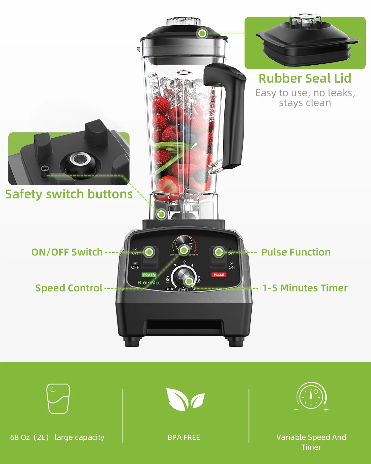 Biolomix 3hp 2200w сверхмощный таймер - Фотография_3