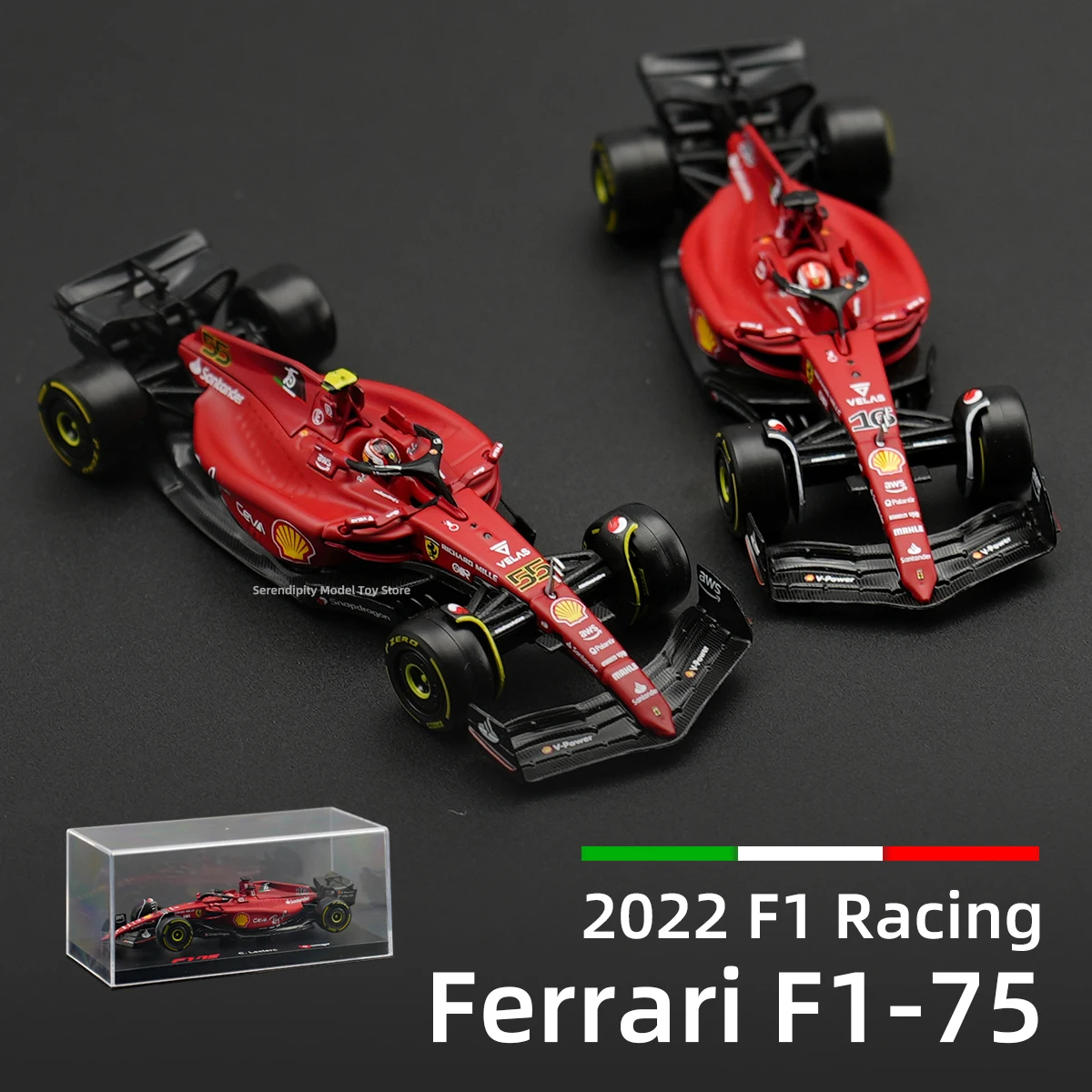 Модель автомобиля bburago ferrari 2022 f1-75 #16 f1