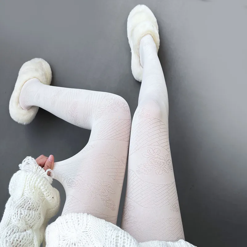Винтажные кружевные колготки в - Фотография_6