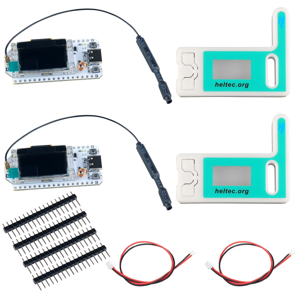 2 комплекта макетной платы esp32 lora v3 868–915 мгц sx1262 0