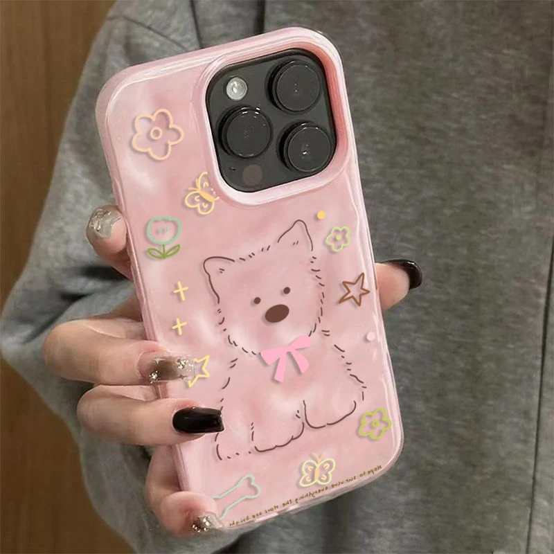 Модный чехол для телефона с морщинистой текстурой для iphone 17 - Фотография_5