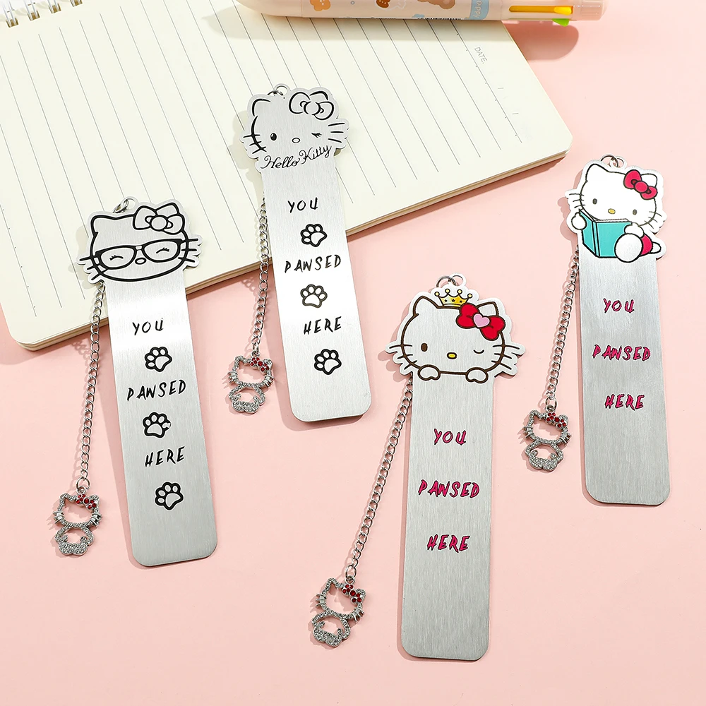 Металлические закладки hello kitty из нержавеющей стали