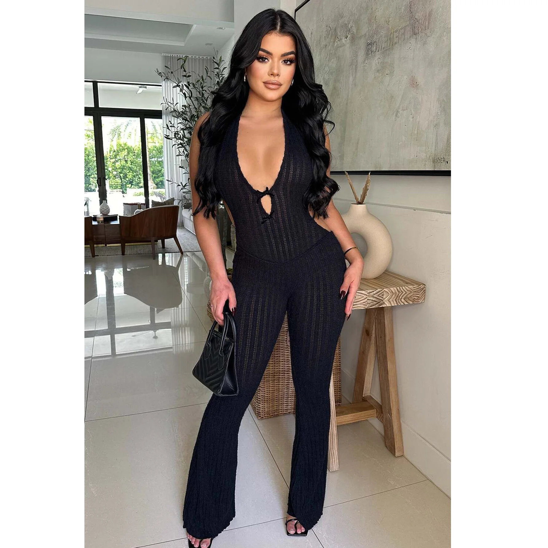 Сексуальные вязаные комбинезоны 2025 года - Фотография_4