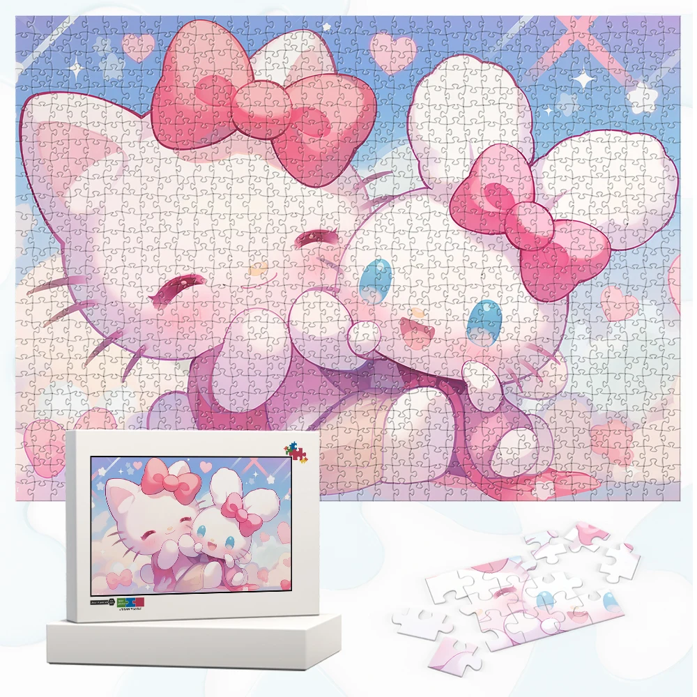 Пазлы hello kitty cinnamoroll для взрослых sanrio