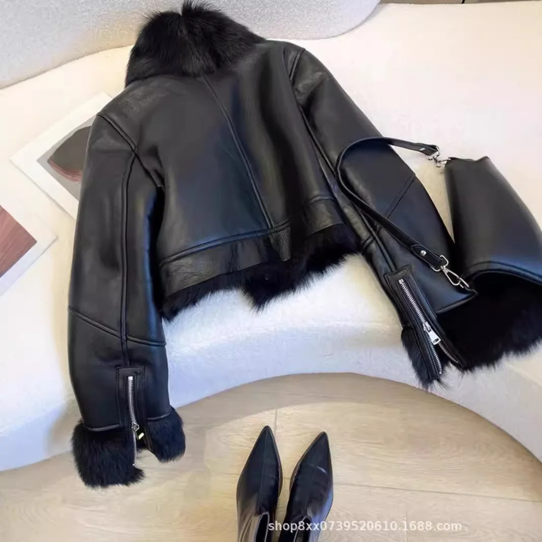 Пальто из искусственной кожи - Фотография_2