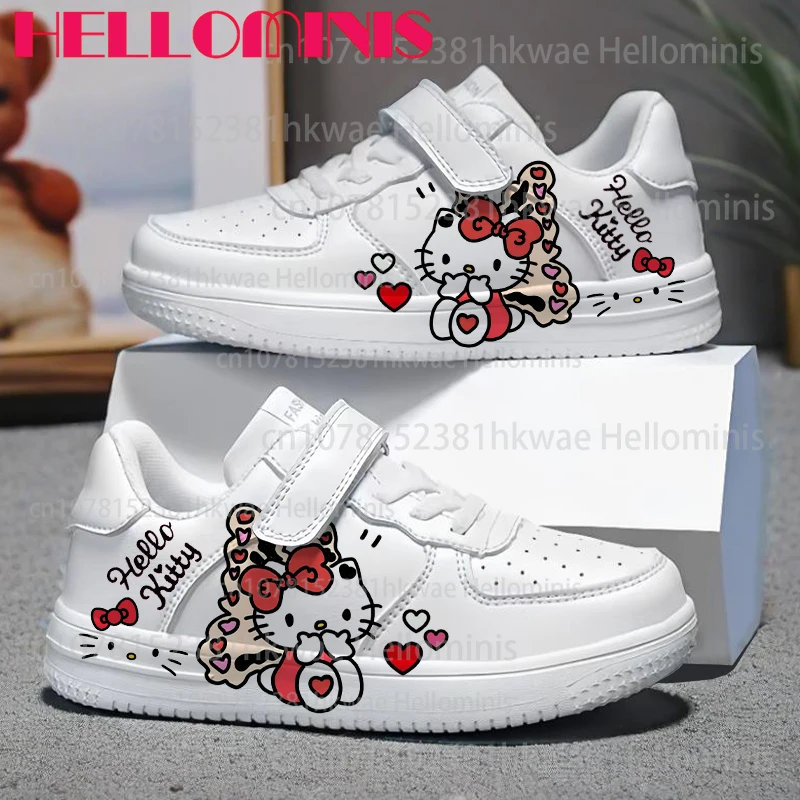 Детская обувь hello kitty с 3d принтом для мальчиков и девочек