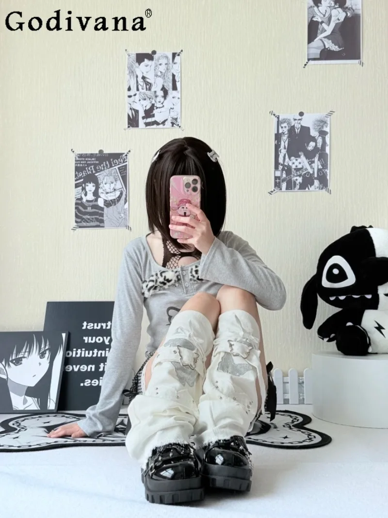 Японские оригинальные гетры y2k subculture в стиле лолиты