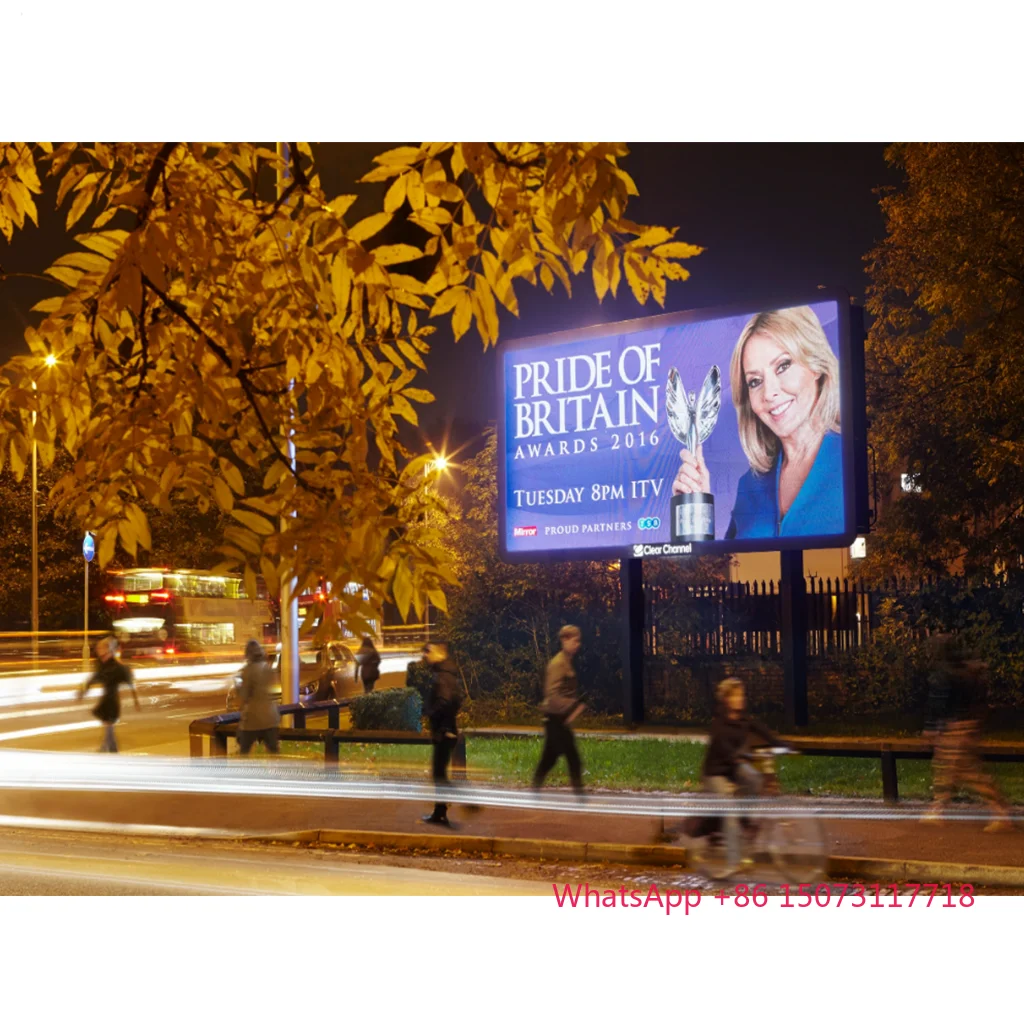 Водонепроницаемый уличный светодиодный рекламный экран высокого разрешения