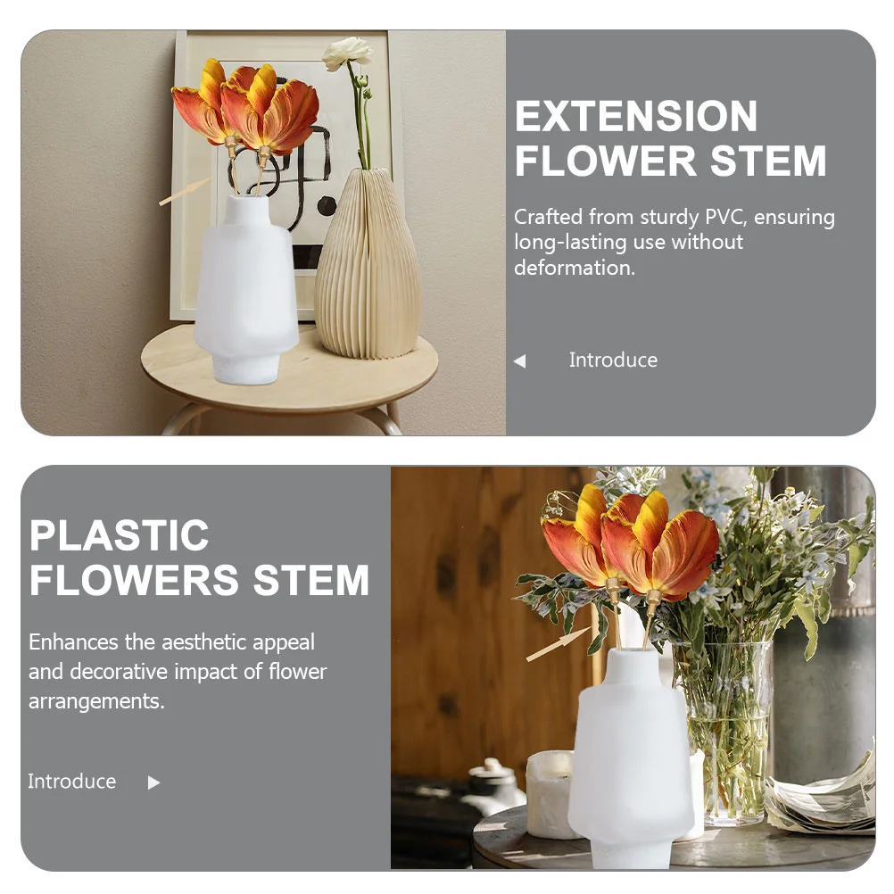 Пластиковые стебли цветов - Фотография_4