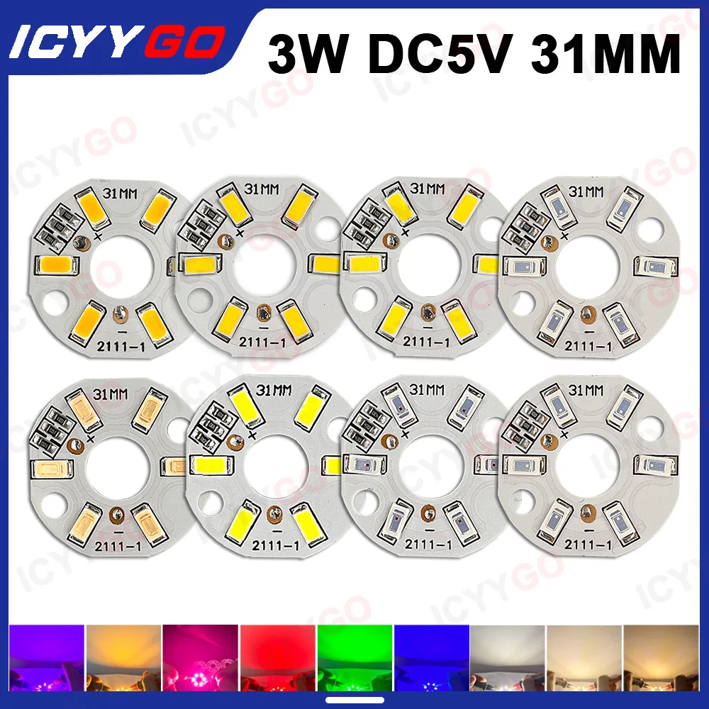 Светодиодная 3 вт 5 в usb-световая