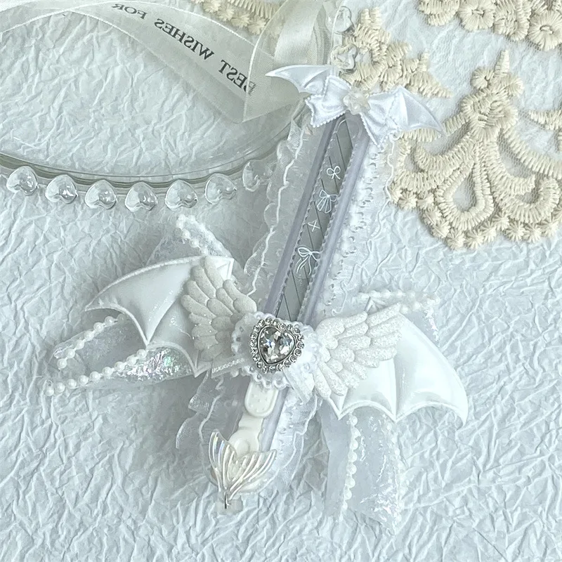 Кружевной бант, белый цвет - Фотография_3