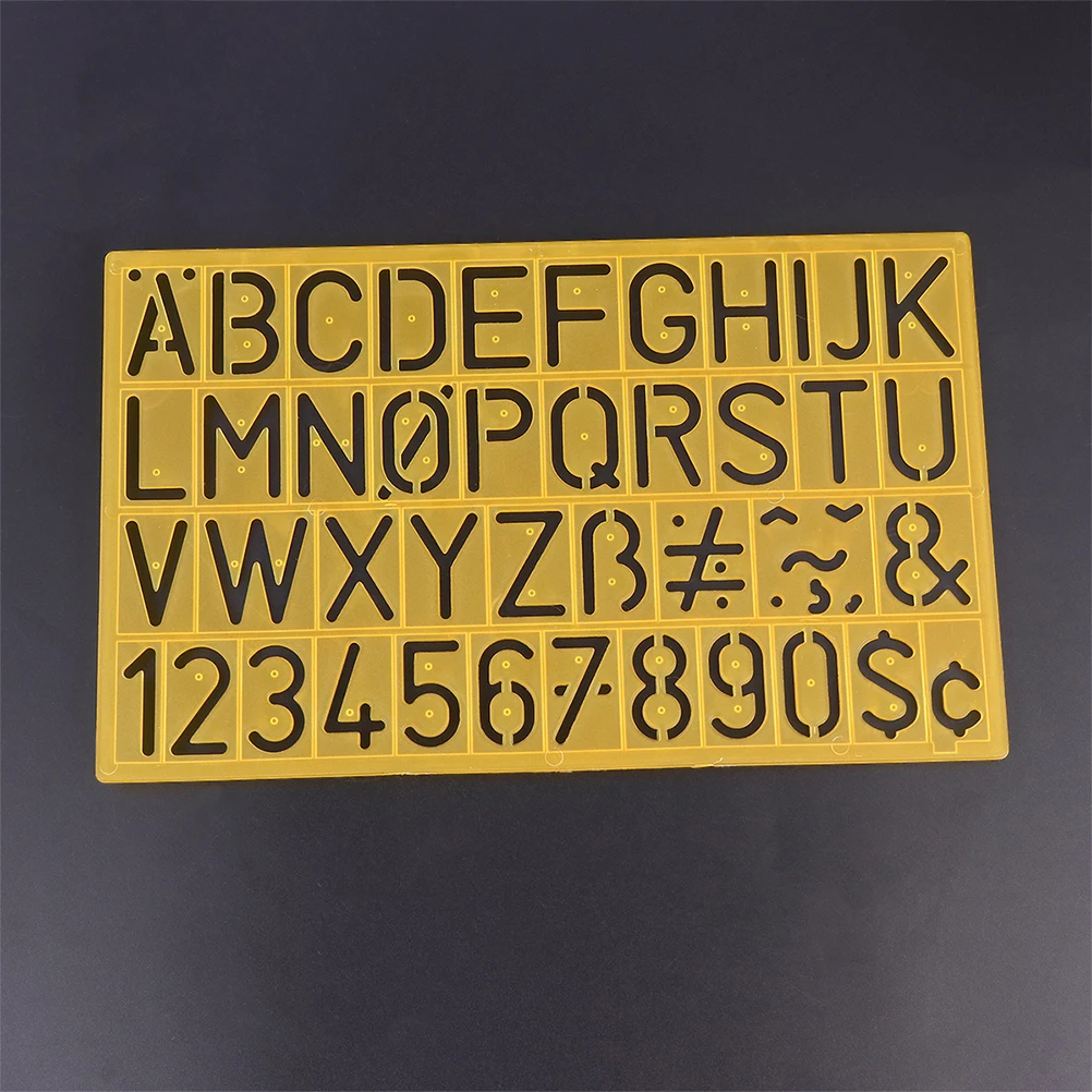 Шаблон букв, линейка - Фотография_3