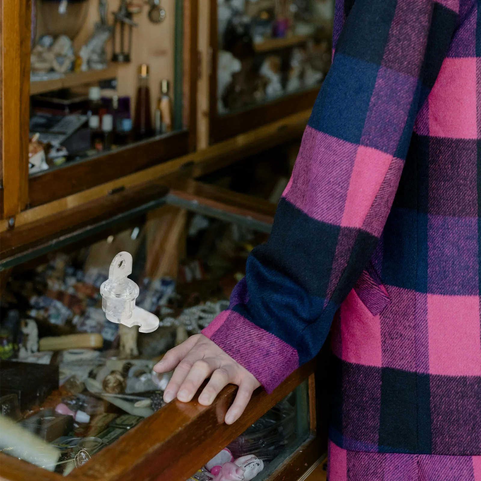 1 комплект, прозрачный акриловый ключ для замка