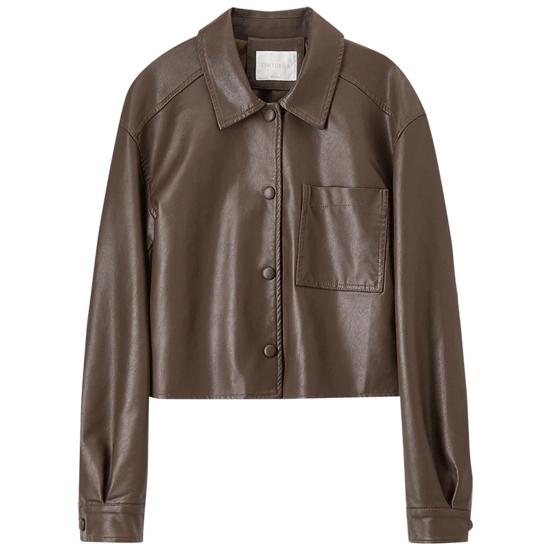 Sentubila женская куртка из искусственной кожи - Фотография_6