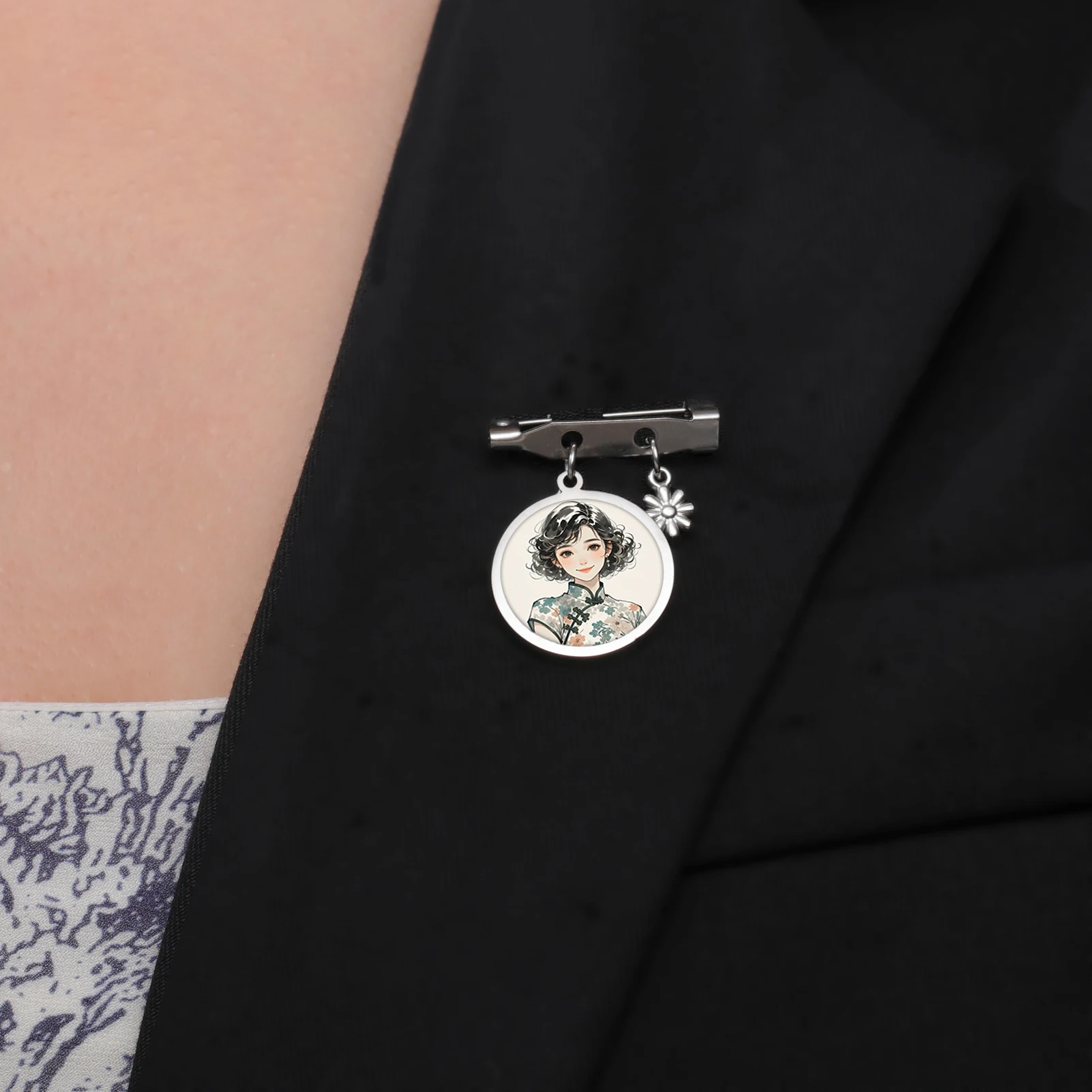 Sipuris индивидуальная брошь-булавка из нержавеющей стали - Фотография_5