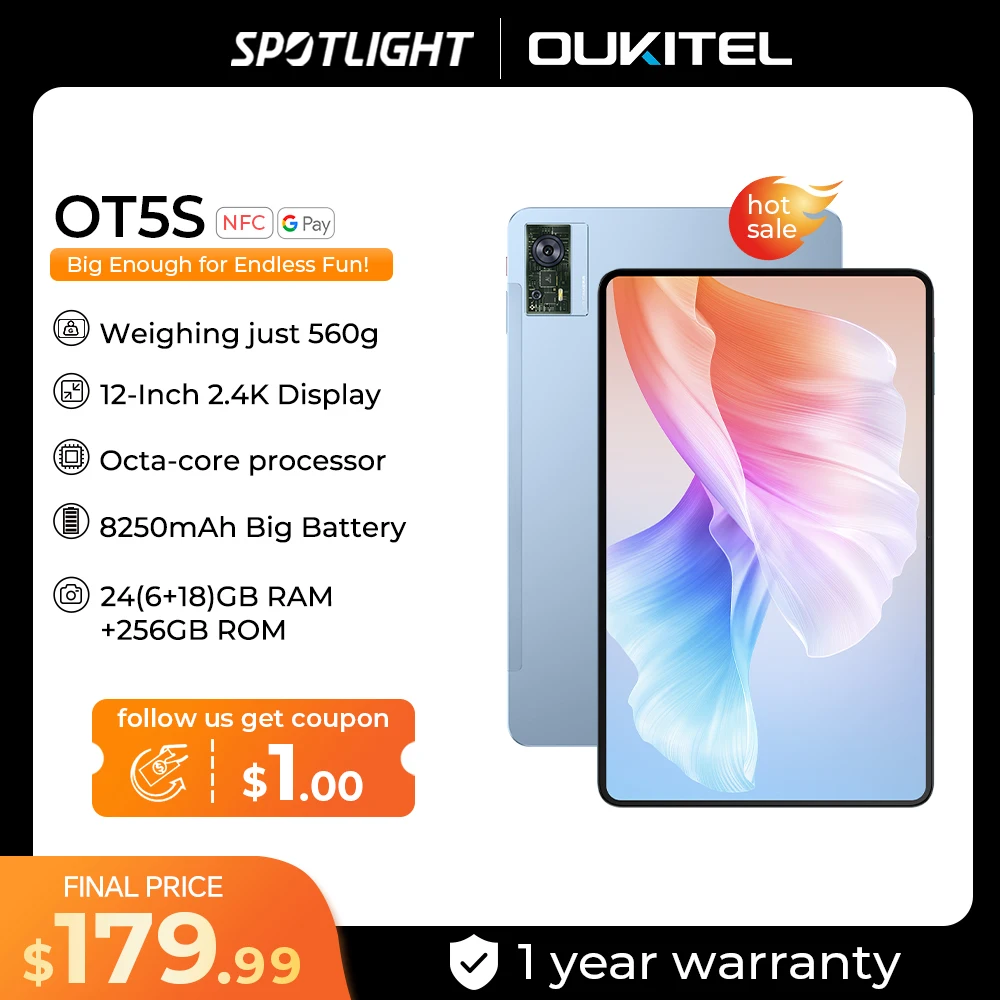 Oukitel ot5 s планшет с 12-дюймовым дисплеем