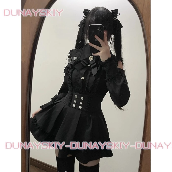 Jirai kei outfit lolita girls blouse