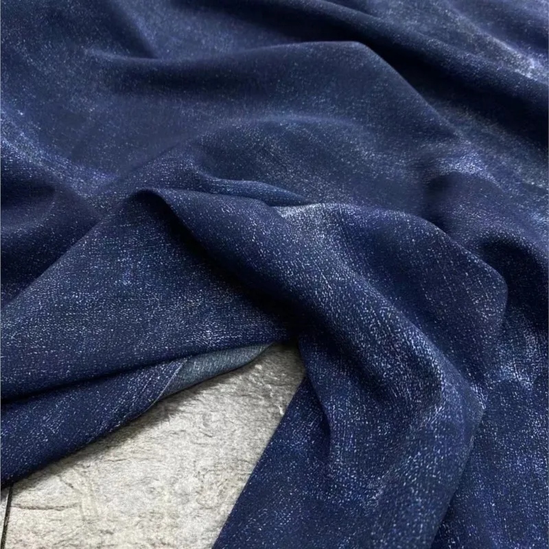 Высококачественное эластичное двойное креповое шелковое платье 18momme - Фотография_3