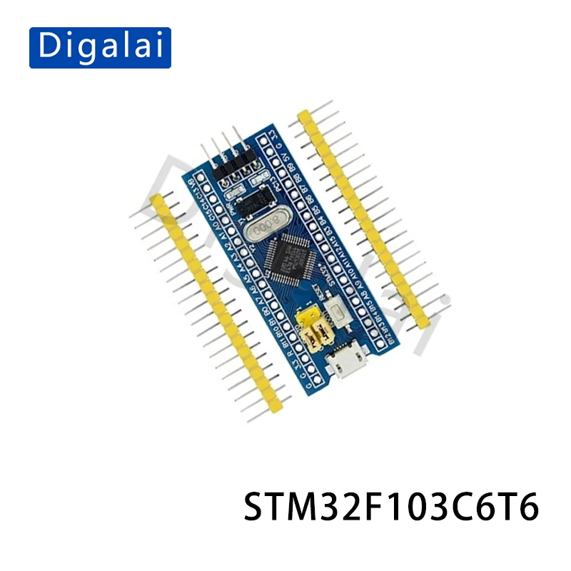 100% новая оригинальная минимальная системная плата stm32f103c6t6/c8t6 - Фотография_3