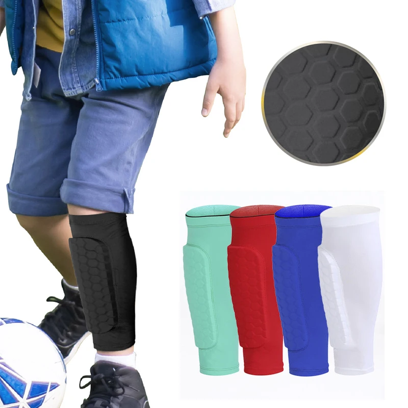(xs-2xl) 1 пара футбольных щитков для голени для детей-подростков