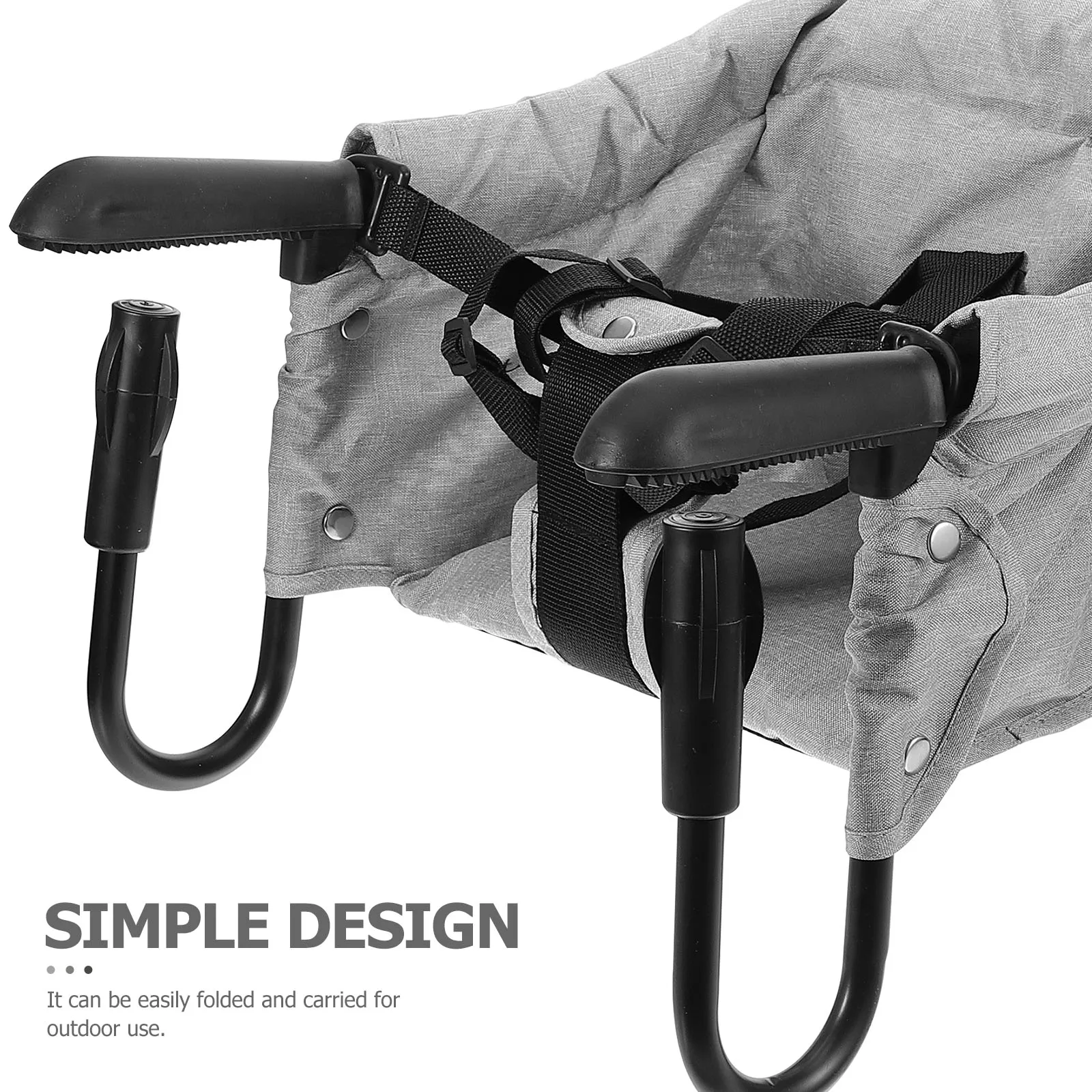 Складной портативный детский высокий стульчик для малышей - Фотография_6