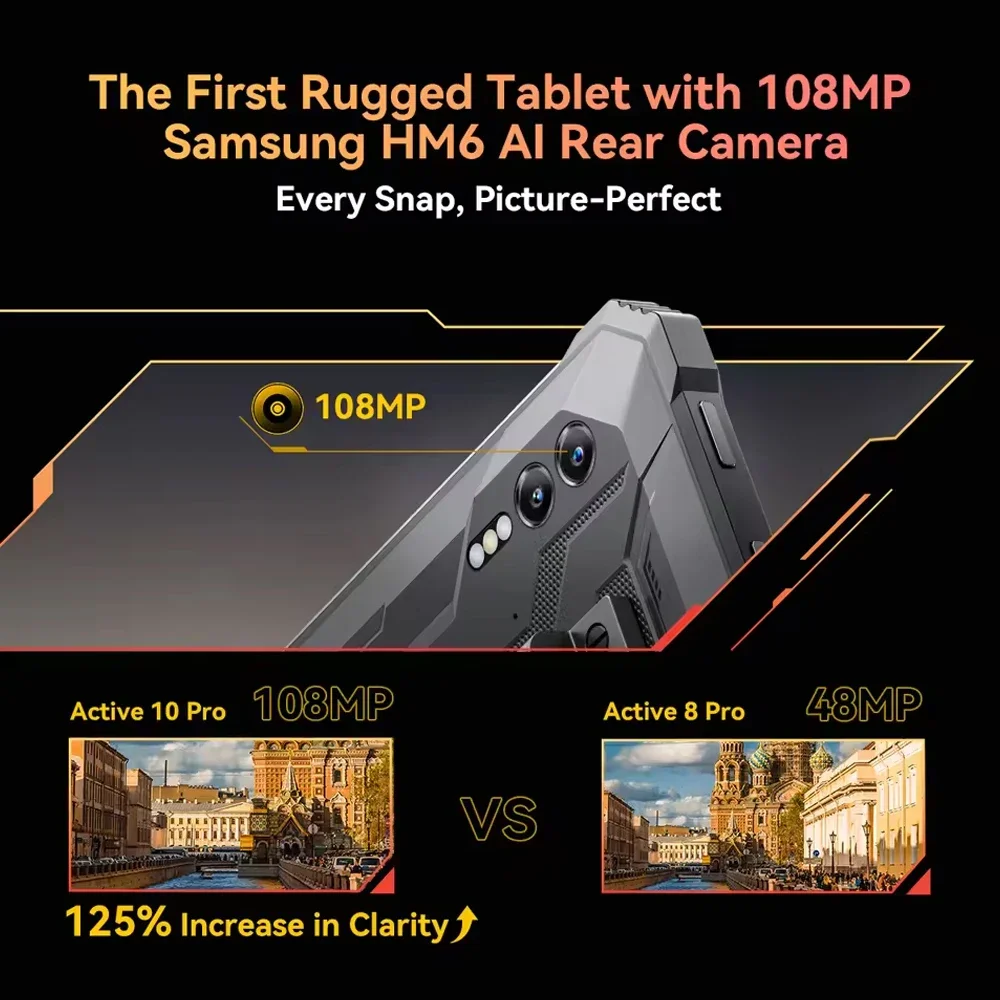 Прочный планшет blackview active 10 pro 5g mtk 7300 - Фотография_3