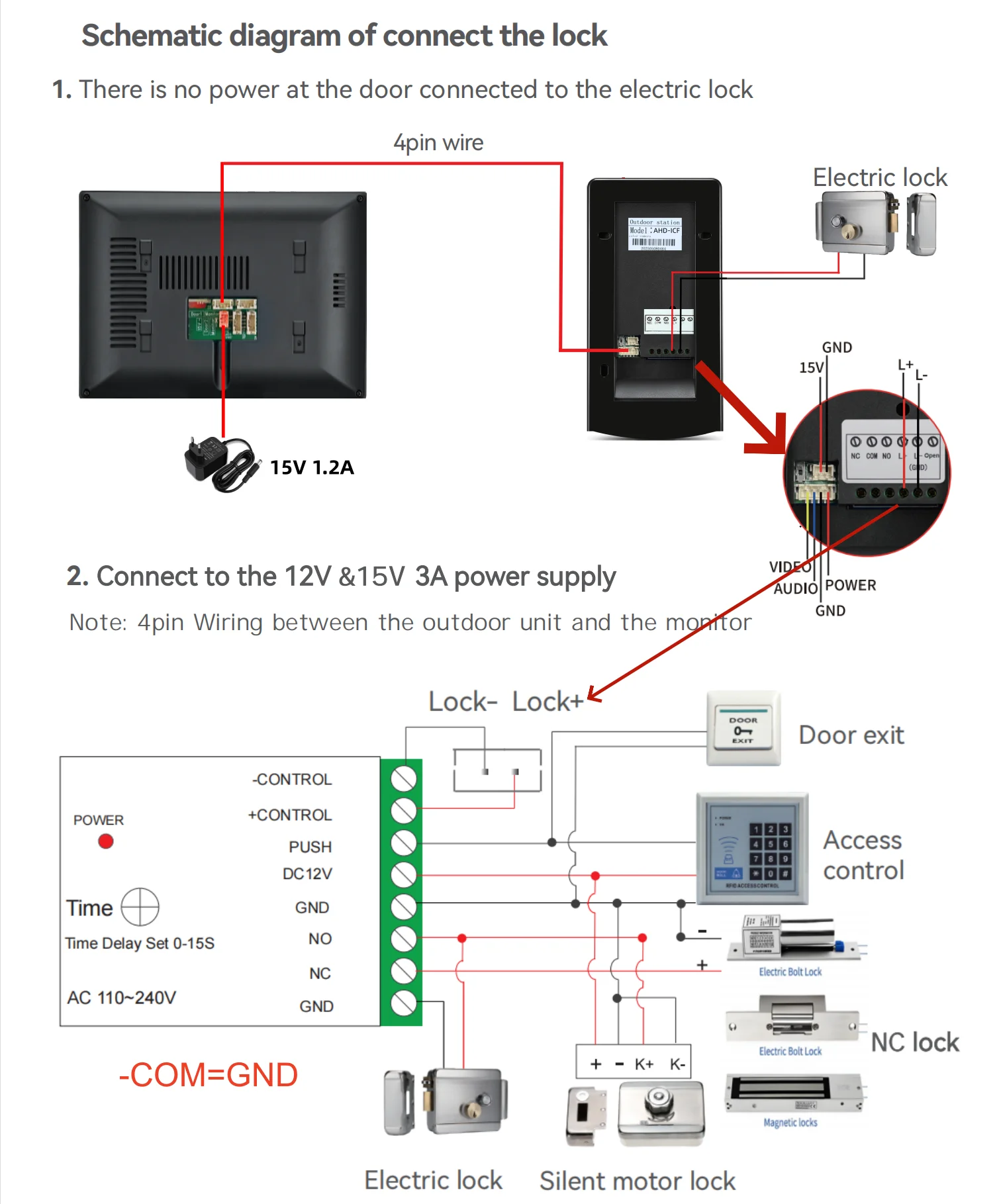 10-дюймовый tuya smart wi-fi видеодомофон - Фотография_6