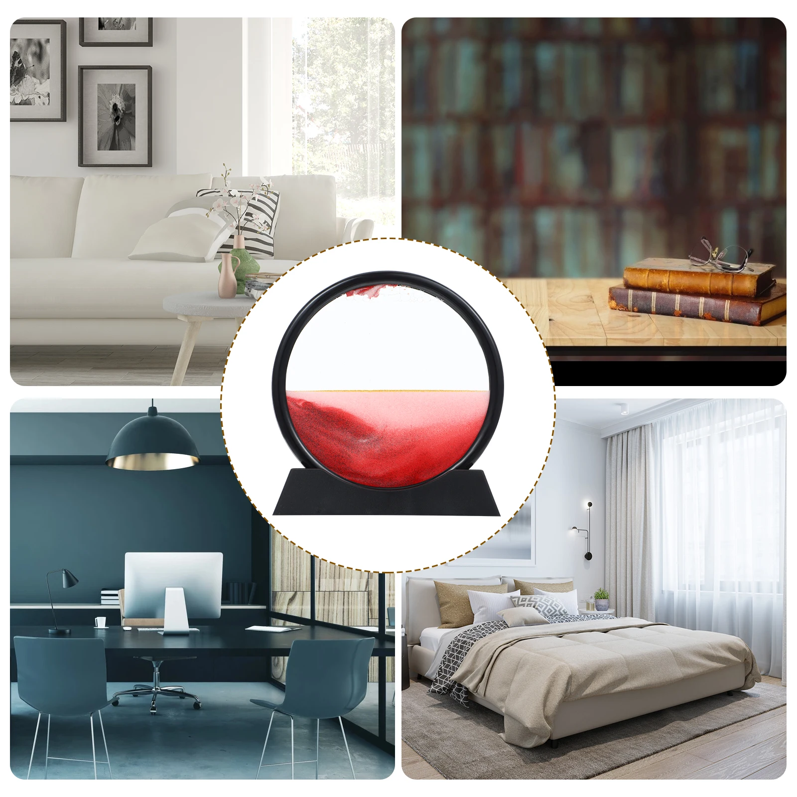 Креативное 3d движущееся песочное украшение - Фотография_4