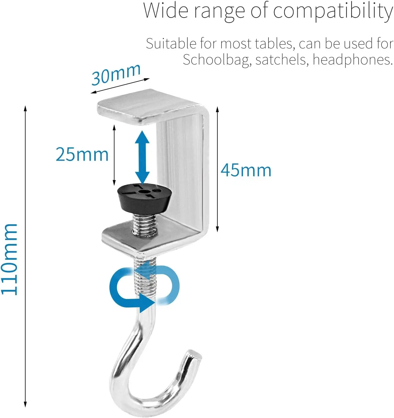 2-упаковка настольного держателя для сумки - Фотография_3