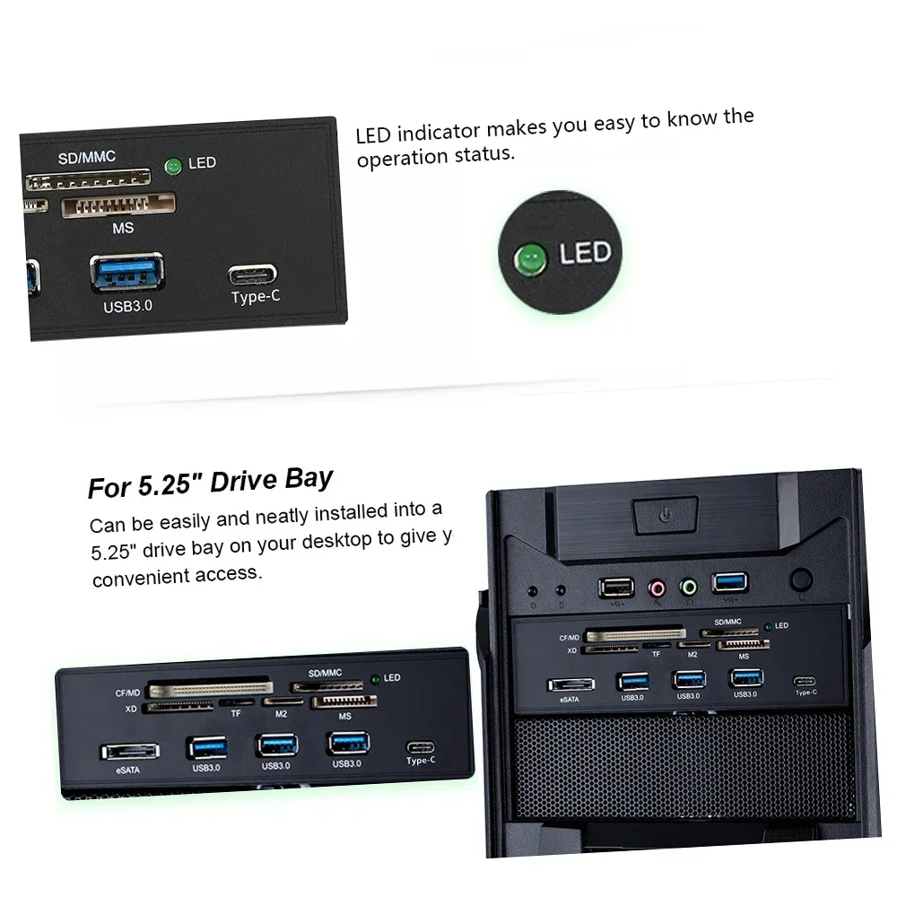 Внутренний кард-ридер type-c usb 3.1 usb 3.0 5