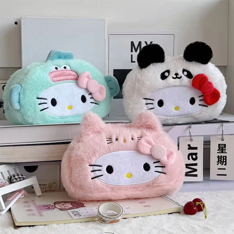 Kawaii hello kitty плюшевый пенал - Фотография_6