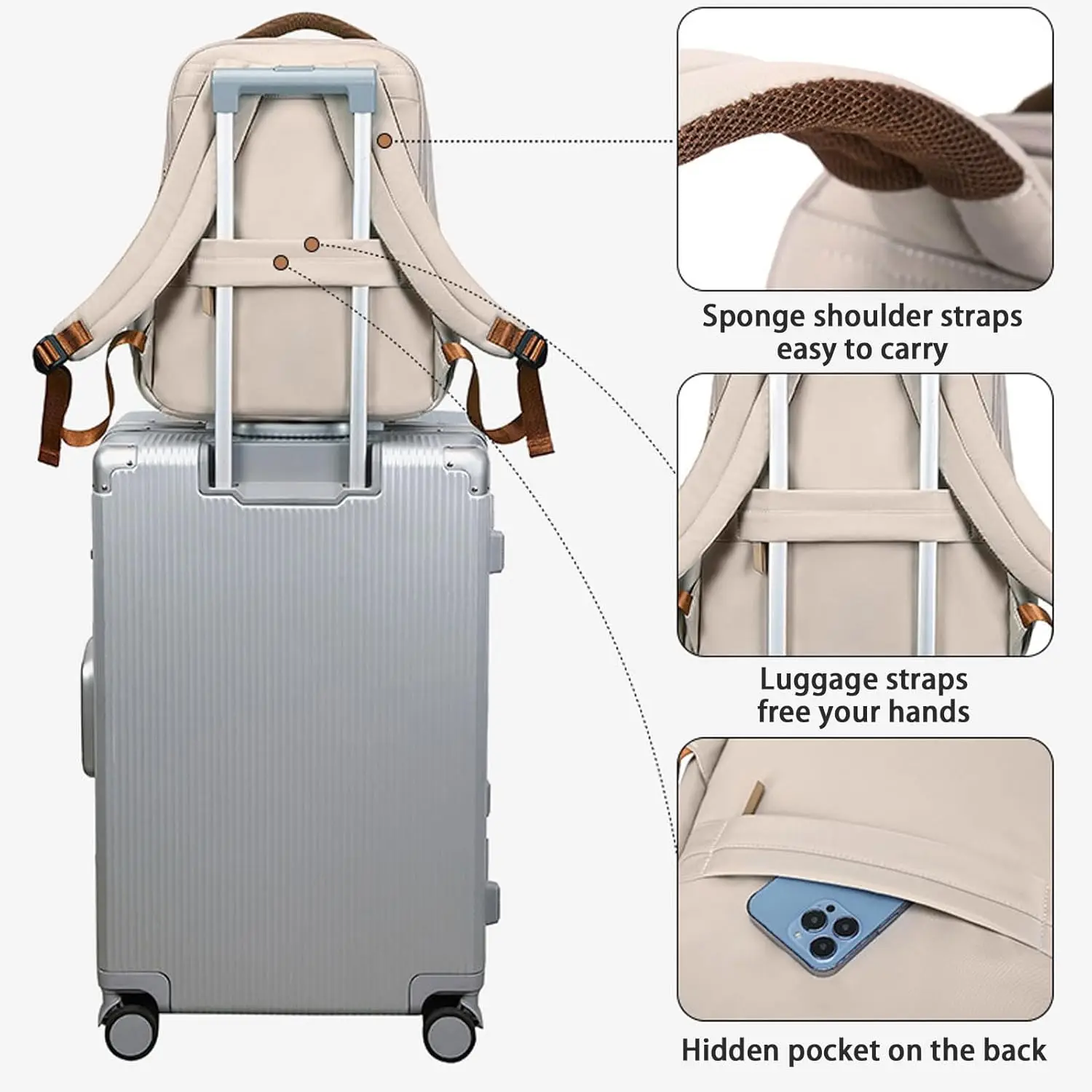 Kebeixuan рюкзак-кошелек для женщин - Фотография_3