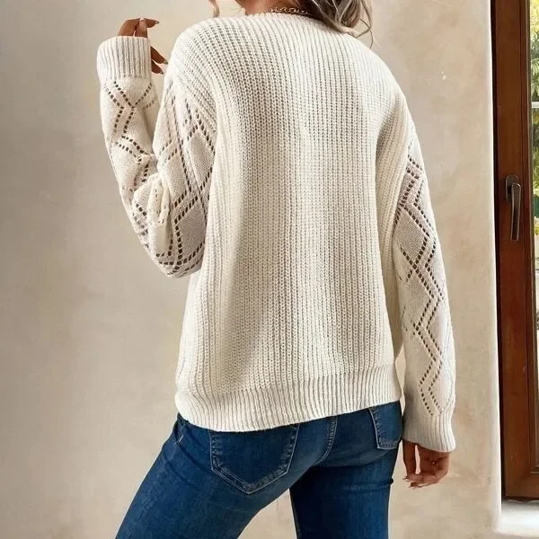 Модные вязаные свитера - Фотография_6