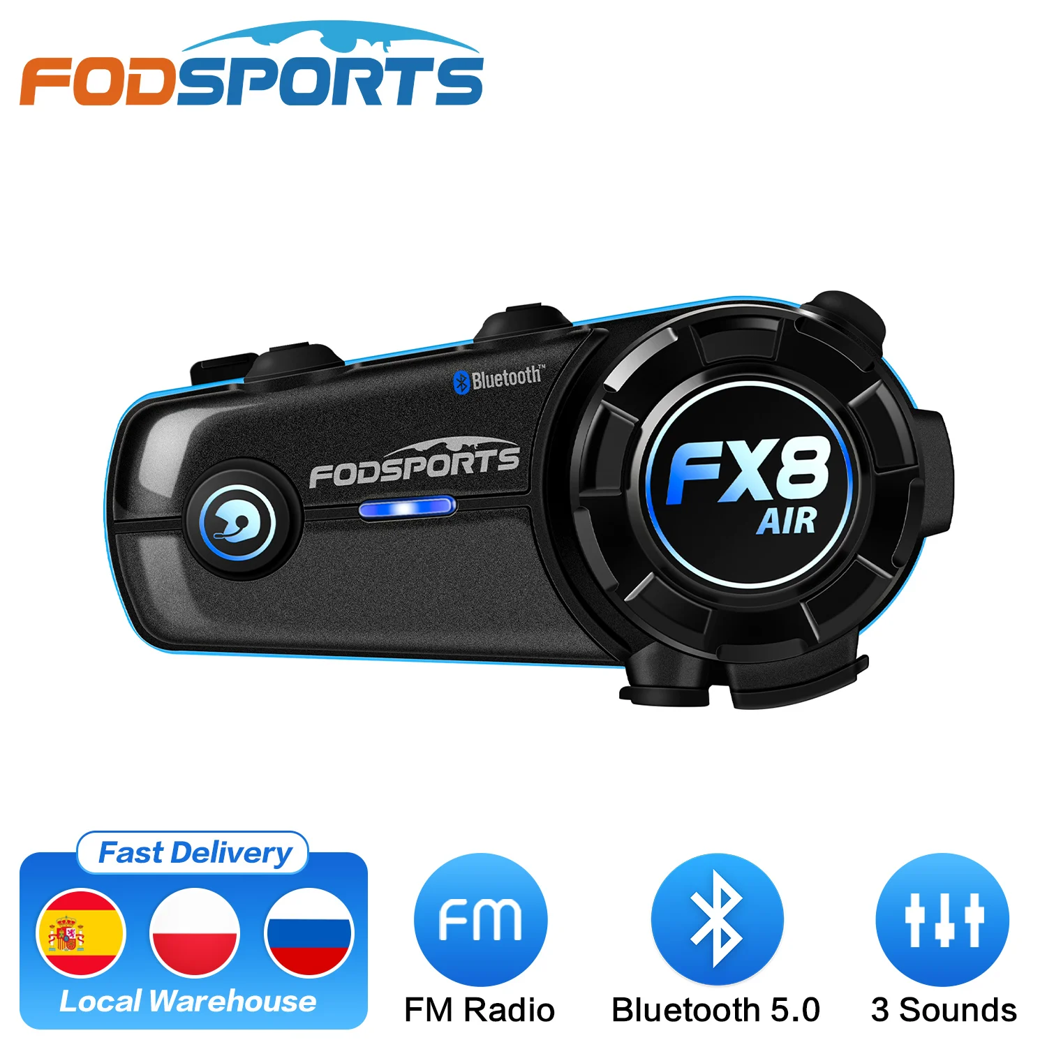 Fodsports fx8 air мотогарнитура
