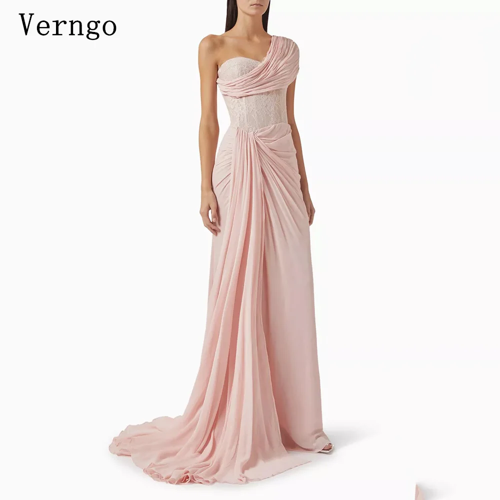 Verngo светло-розовое шифоновое