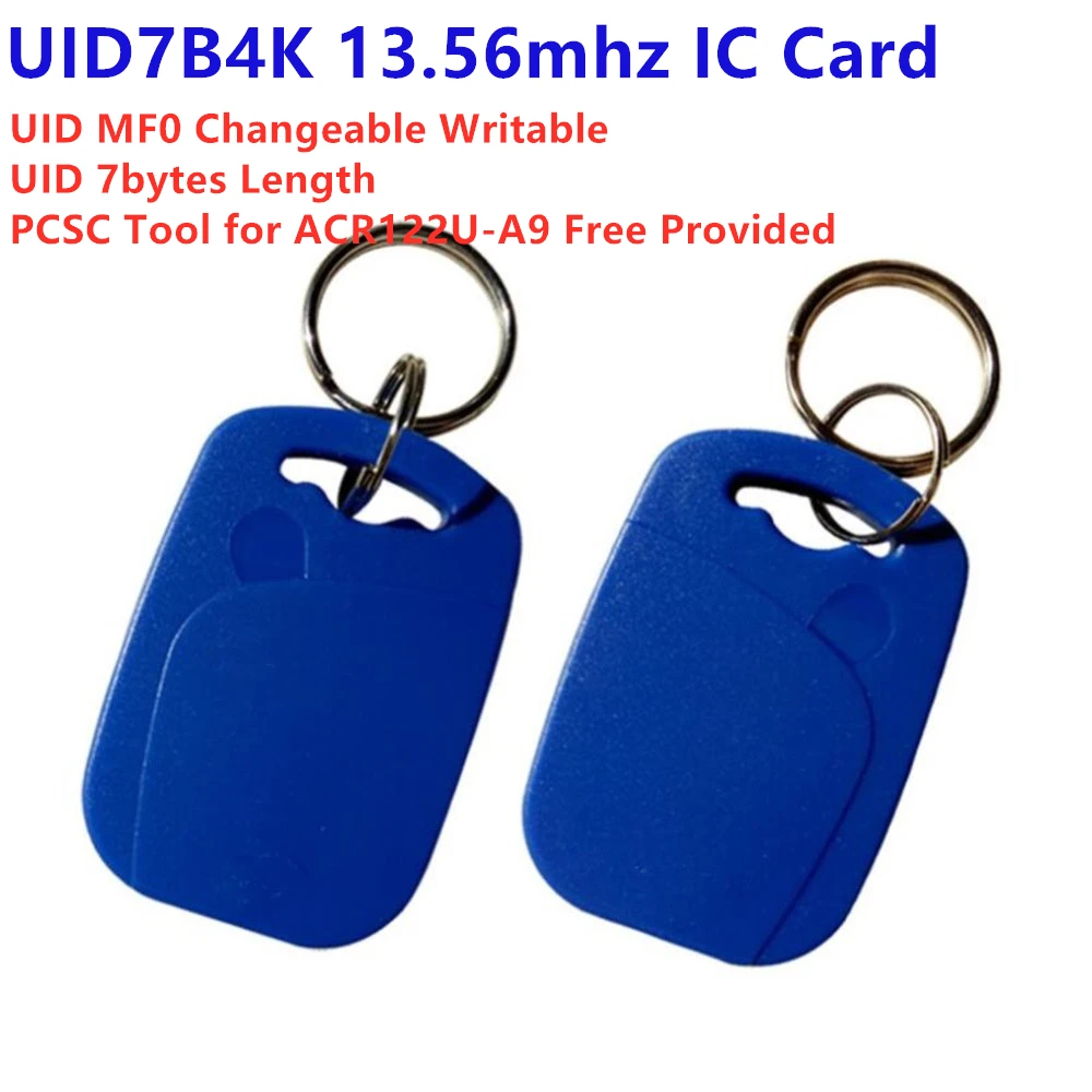 Nfc 13,56 мгц mf s70 4k uid 0 блок