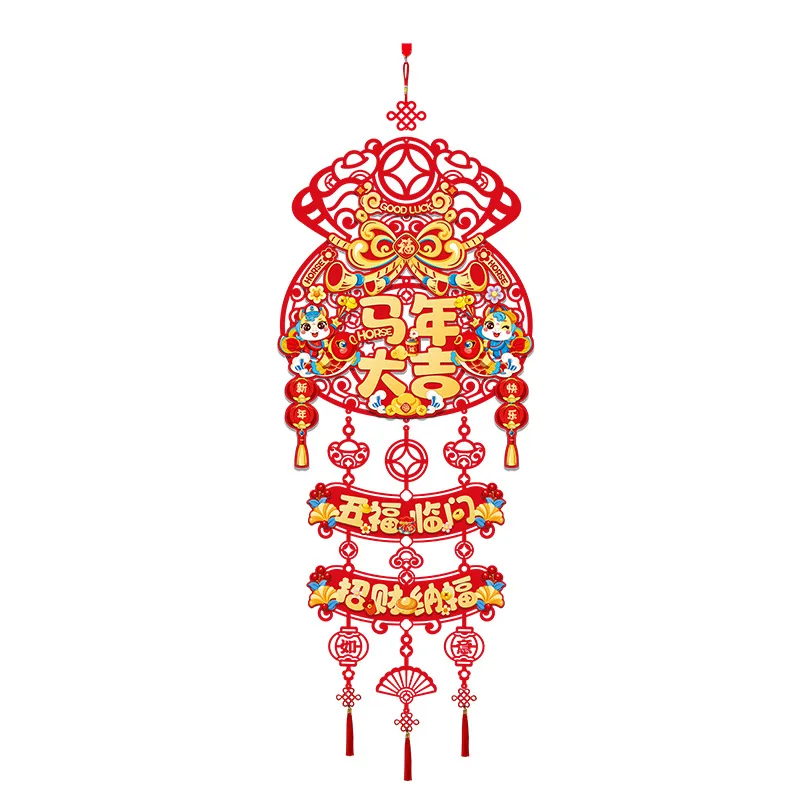 2026 новогодние украшения в виде лошади — праздничный весенний фестиваль - Фотография_6