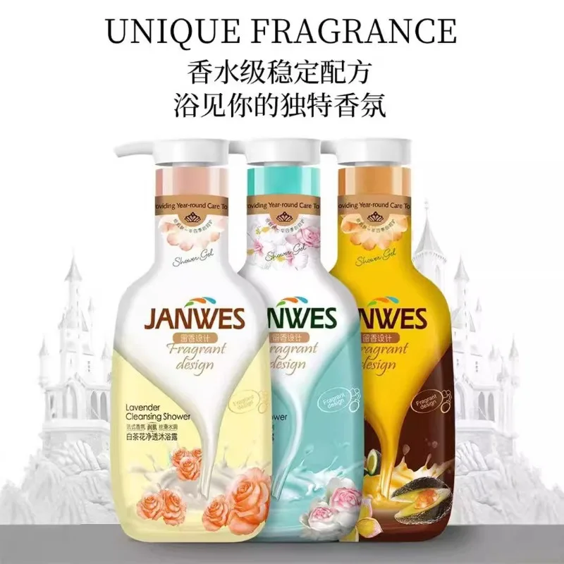 Гель для душа anwes с маслом ши 1l-48h