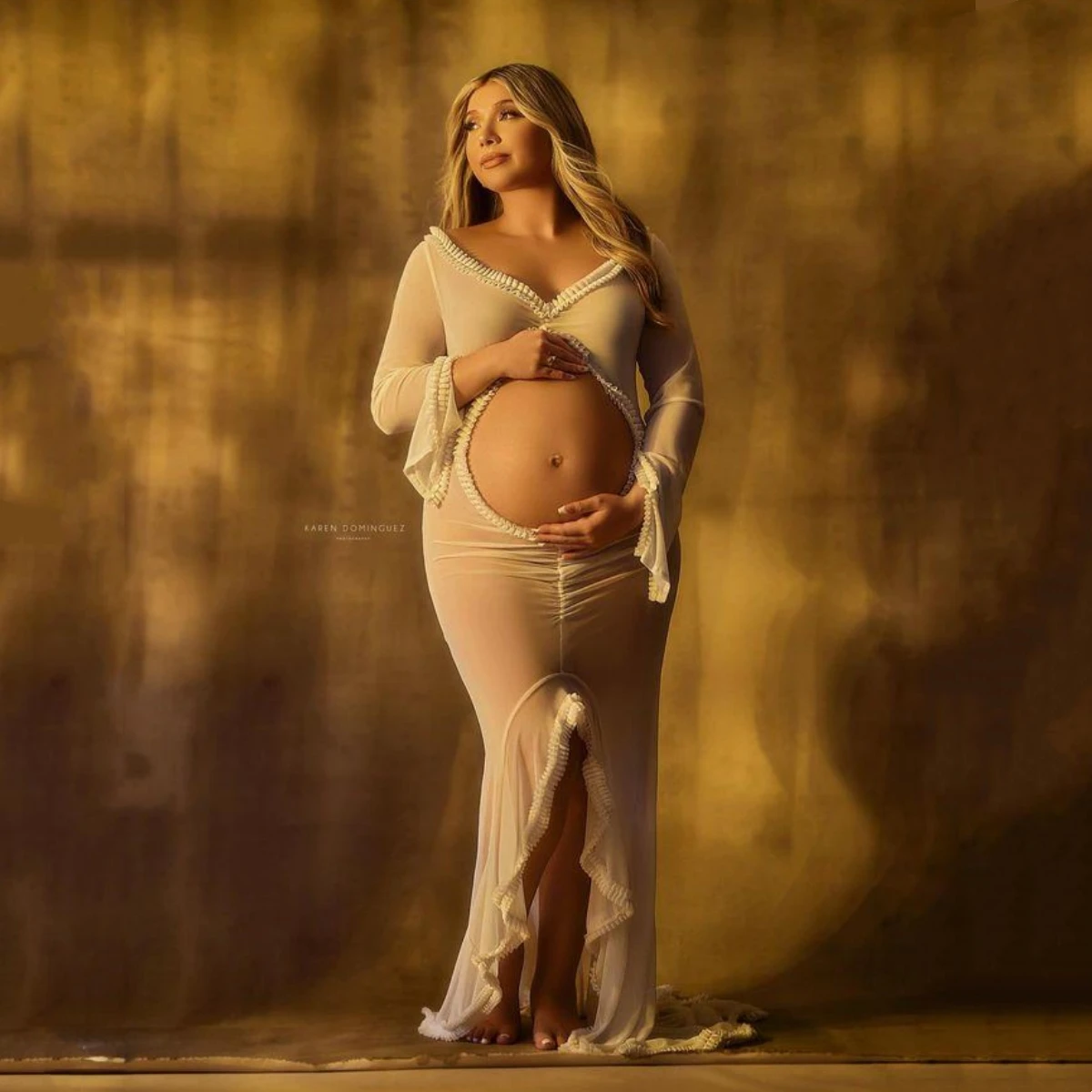 Тюлевое платье для фотосессии для беременных - Фотография_2