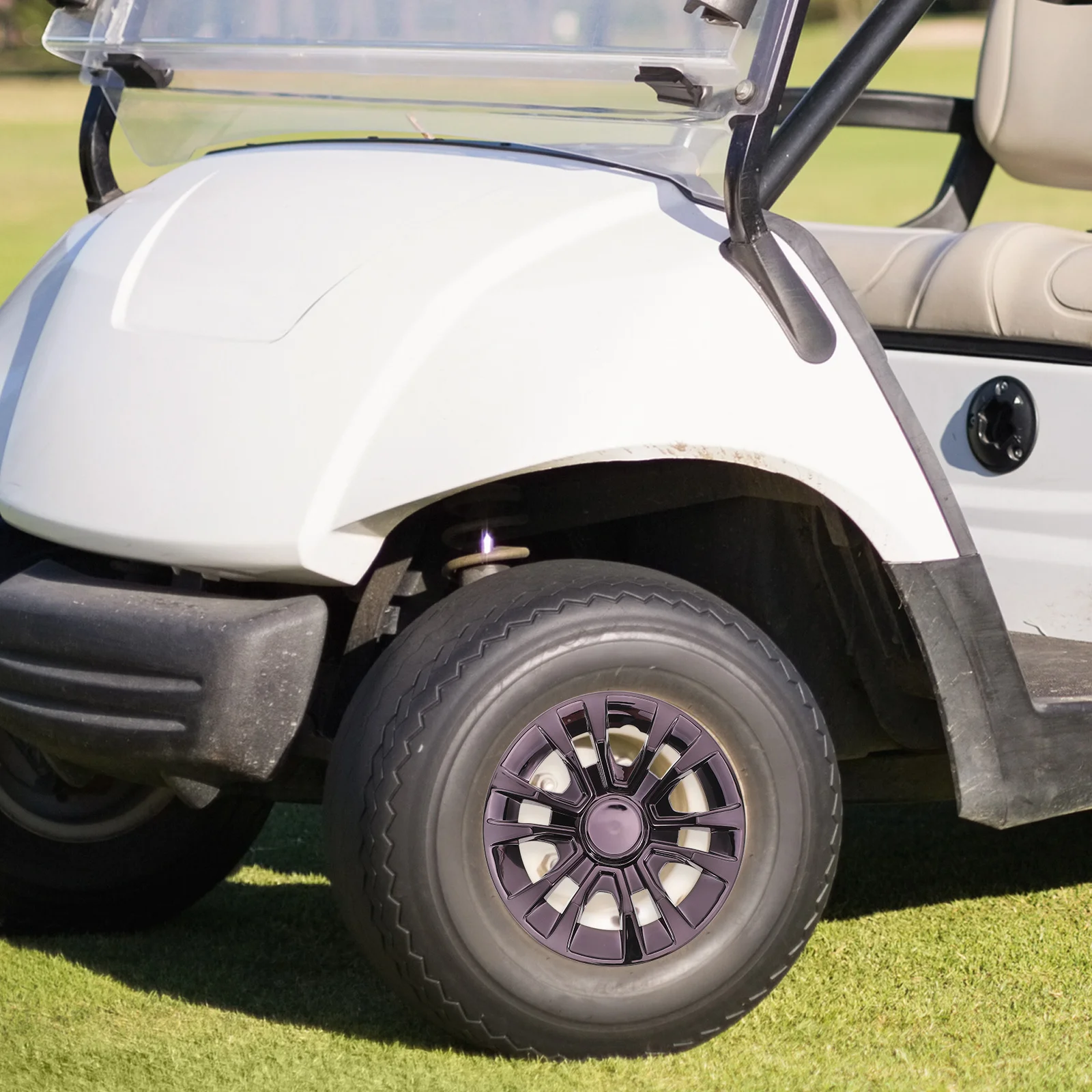 Центральные колпаки на колеса тележки для гольфа - Фотография_4