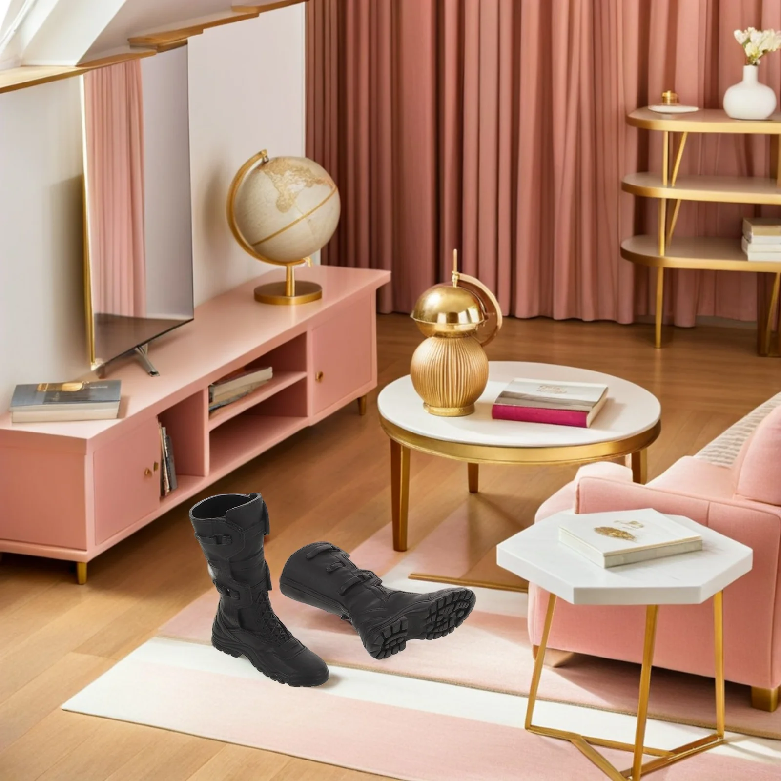 1 пара мини-солдатских сапог в масштабе 1/6 - Фотография_4