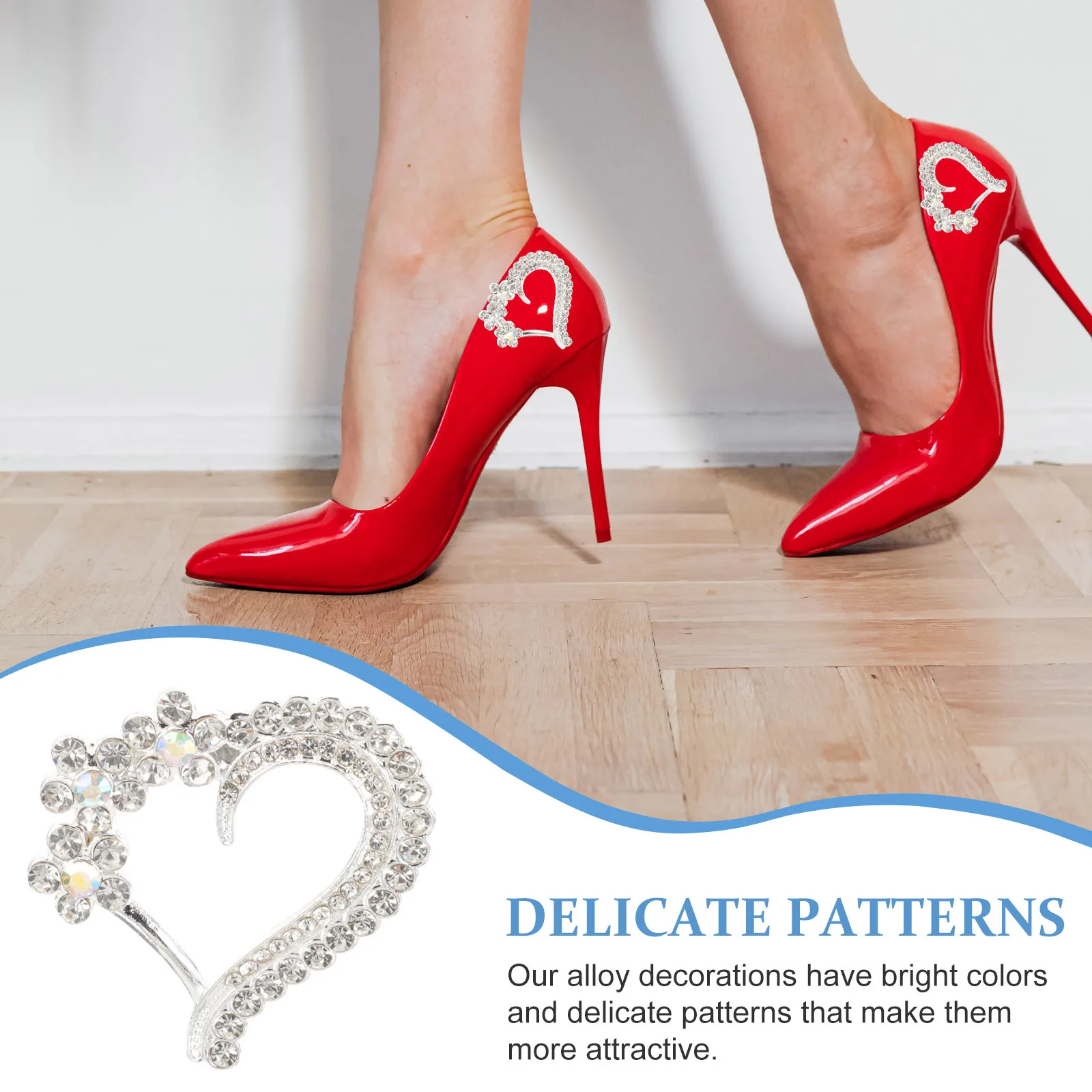 Нашивки с аппликацией в виде сердца - Фотография_5