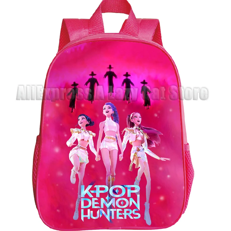 Рюкзак huntrix girl kpop с героями мультфильмов kpop - Фотография_6