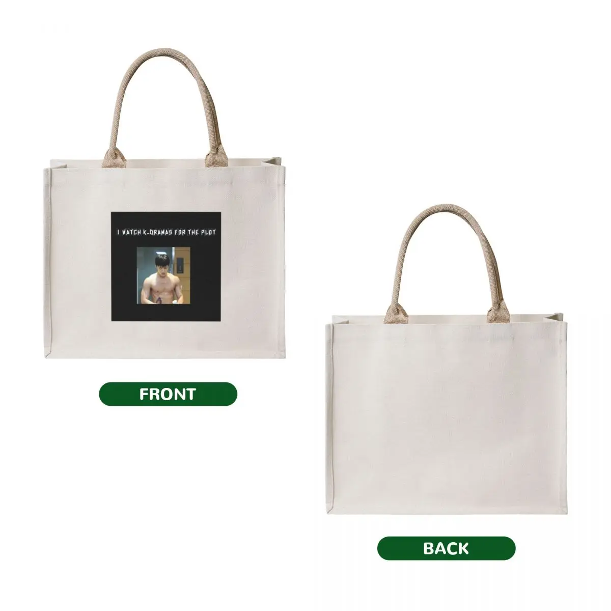 I watch k-dramas for the slot tote - Фотография_2