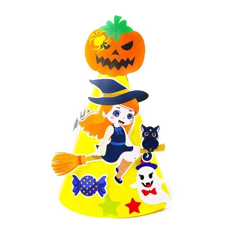 Y4qa детская diy paper hat hal