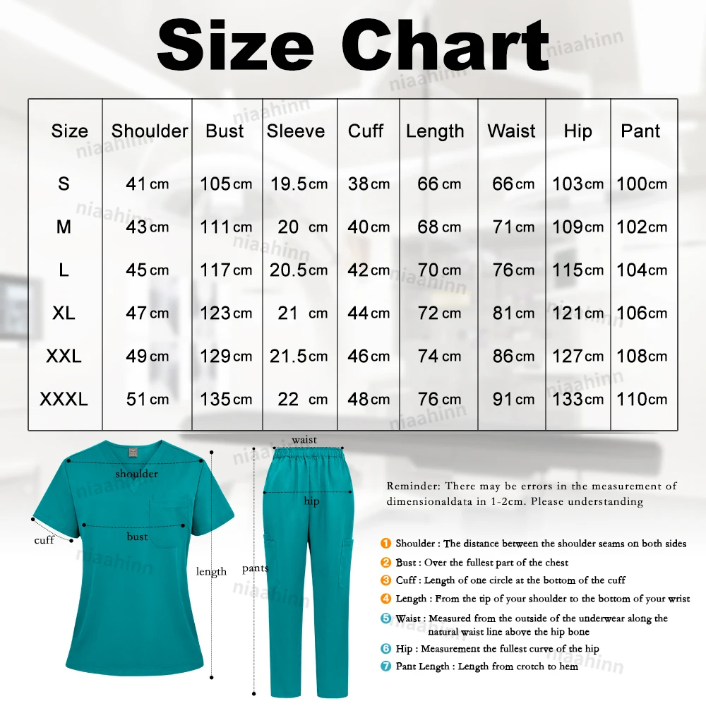 Niaahinn high quality scrub workwear - Фотография_2