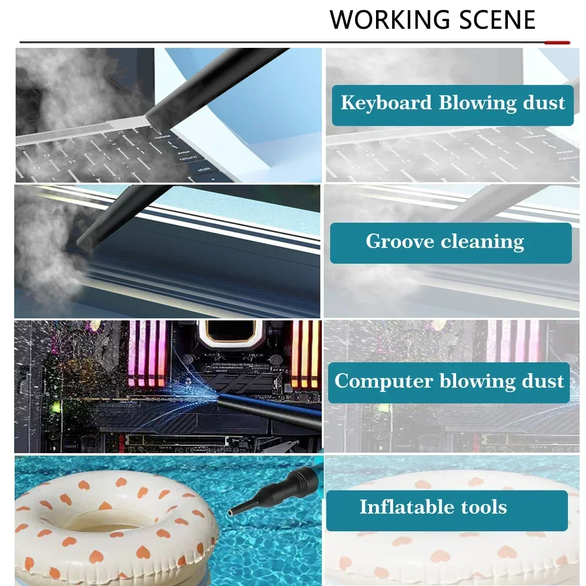 Беспроводной вентилятор со сжатым воздухом - Фотография_5