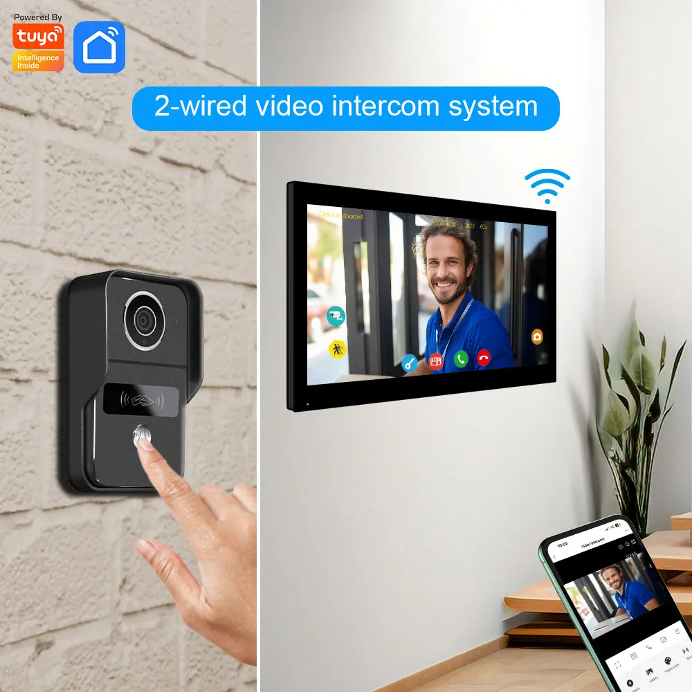 Tuya smart wi-fi 2-проводной видеодомофон - Фотография_2